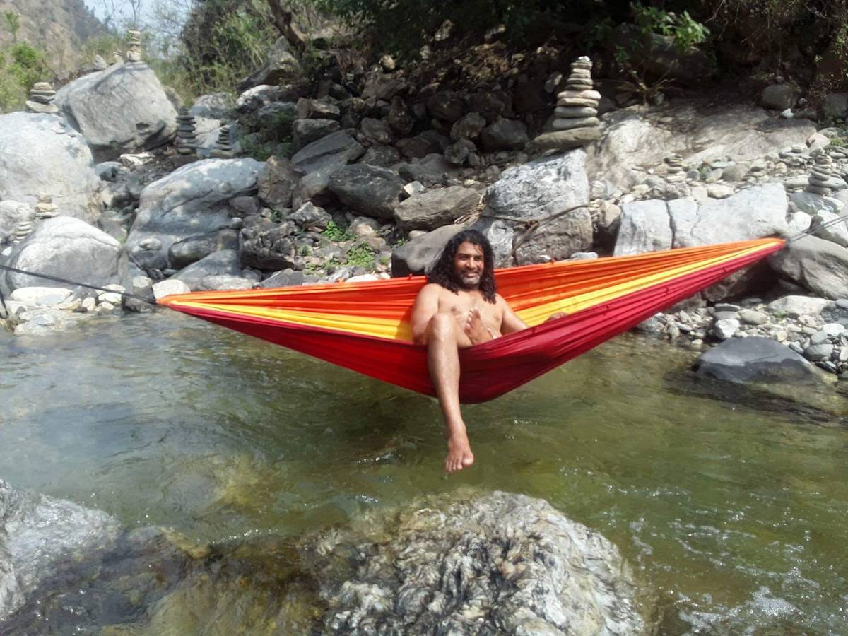 relaxing in Binsar valley
